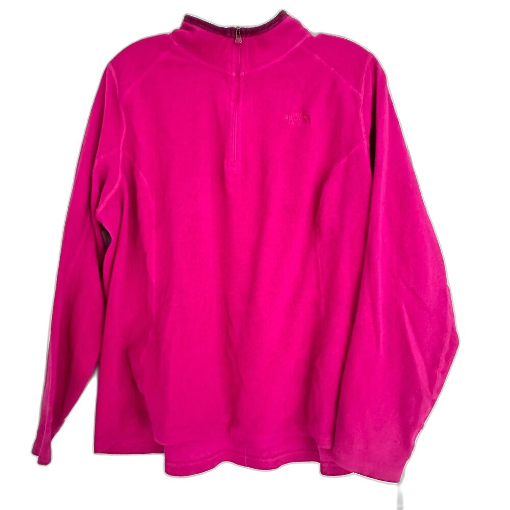 The North Face Women's Purple/Pink Fleece Size XL 1/4 zip